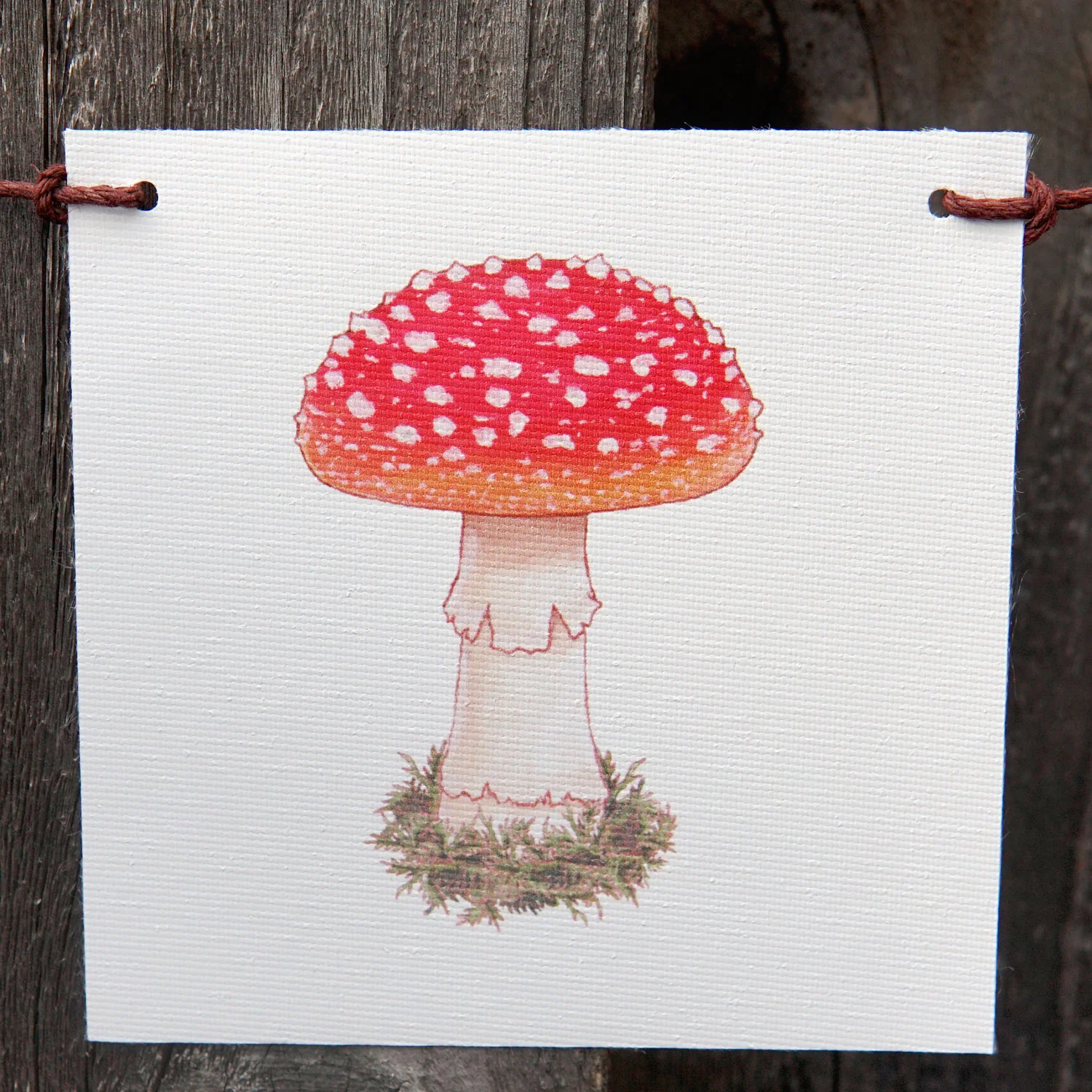 Mushroom Flags Decorative Accessory