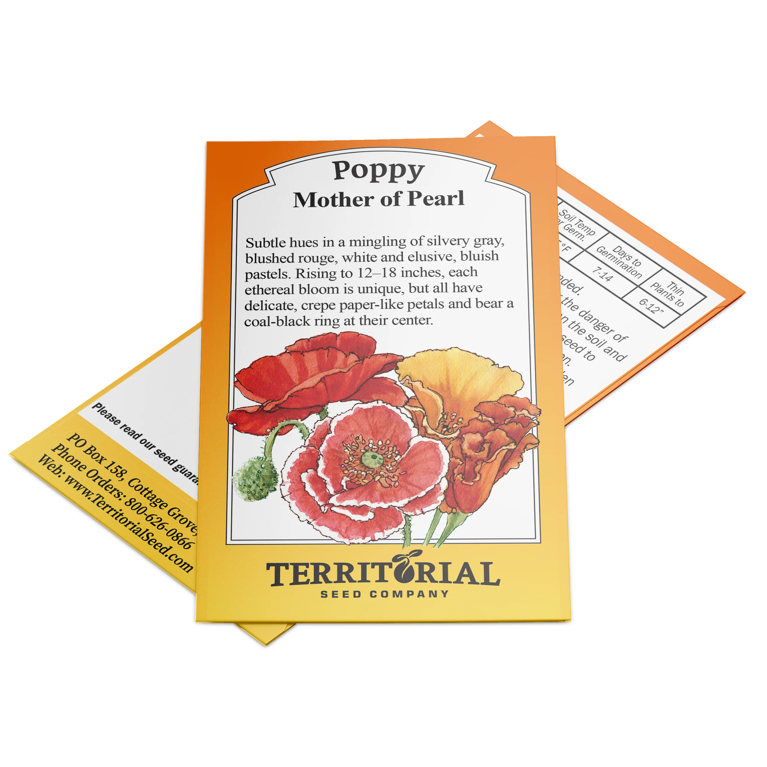Mother Of Pearl Poppy - Image 2